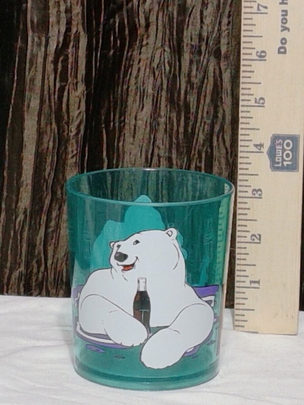 Vintage Polar Bear Themed Drinking Glass